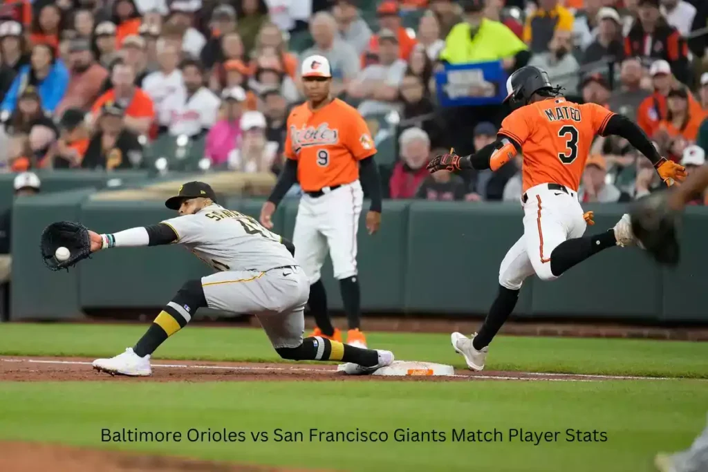 Baltimore Orioles vs. San Francisco Giants Match Player Stats-newsnests