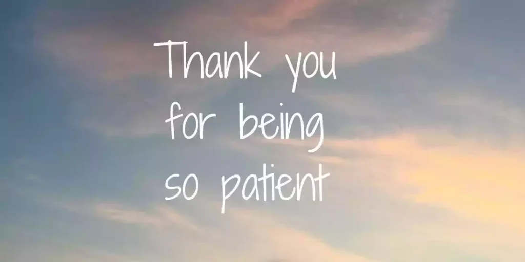 thank you for your patience-newsnests